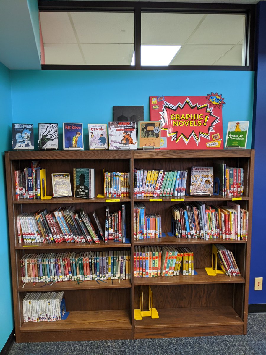 lincoln_library's tweet photo. Come and check out a graphic novel!!!  #d57reads #d57learns https://t.co/urVsVJZMkw