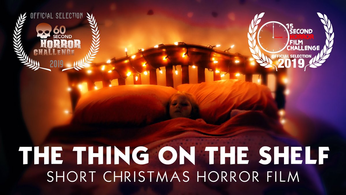 DARKLYFilms's tweet photo. Have you seen our short Christmas horror film "The Thing on the Shelf"? No? Why not? Watch it NOW! 

If you have... Now is a great time to watch again and get in the Xmas spirit!

#horror #film #horrormovies #indiefilm #Christmas #elf #elfontheshelf

https://t.co/jqcF0e9vBn https://t.co/KS8mSgtPWq