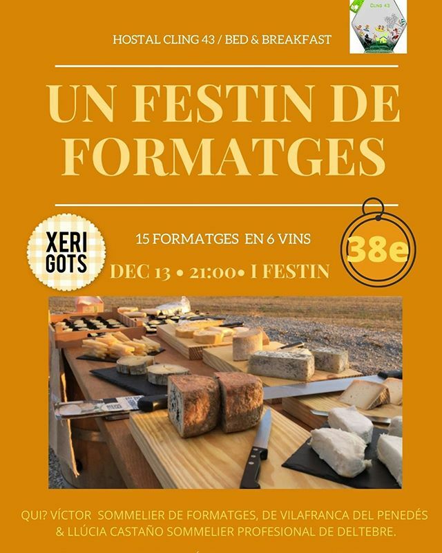 TastalRiu's tweet photo. Primer Divendres 13 realitzaren el I Festin de formatges, un harmonia de textures, sabors amb vins molts especials. Us esperem! Reserves al 659335577 i mes info: https://t.co/8Iia0H6sAP https://t.co/CLRH54utaO https://t.co/znQGcAjhhd