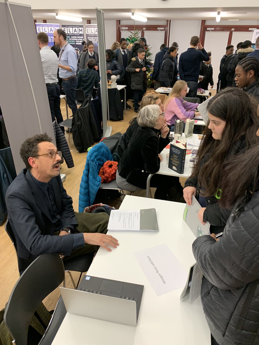We had a @hackneynewsch careers fair and so many of the students gave up their evening to explore their future. Wonderful! Thank you to all the providers who gave their time to inspire them. <a href="/FaberBooks/">Faber Books</a> <a href="/HackneyEmpire/">Hackney Empire</a> <a href="/Airbus/">Airbus</a> <a href="/Quadrangle_SE1/">Quadrangle</a> amongst others