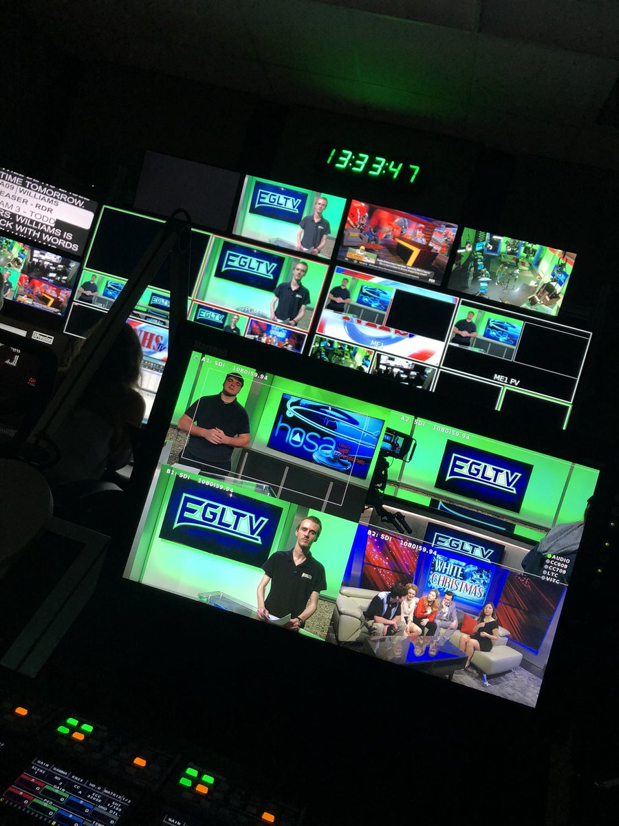 EGLtvEHS's tweet photo. Thanks @nhstv for the learning opportunity. We had so much fun taping our show with your amazing equipment. @cmpnisd @NisdCTE @EatonHighSchool https://t.co/UHvxrlrq93