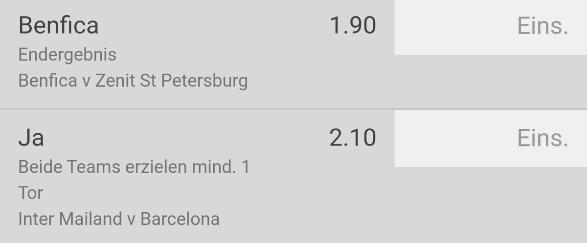 RealGamblingPro's tweet photo. Bemfica win and  inter vs barca both teams score https://t.co/Pd1hapfMgd