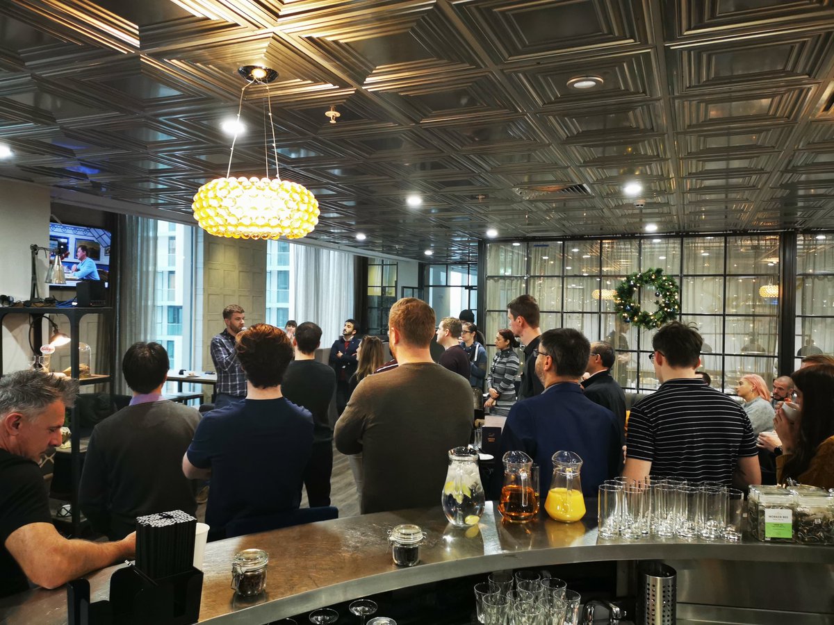 dansodergren's tweet photo. Our December #TLHuddle was the last of the decade. Over at @TheLandingMCUK.
Thanks to @eagle_labs_sal for supporting and inviting Kate to teach us about marketing. And of course @social7mc and @assistiveMatt and @salforduni coming in to talk too #TechTuesday #TuesdayMotivation https://t.co/xtgcFl2BSe