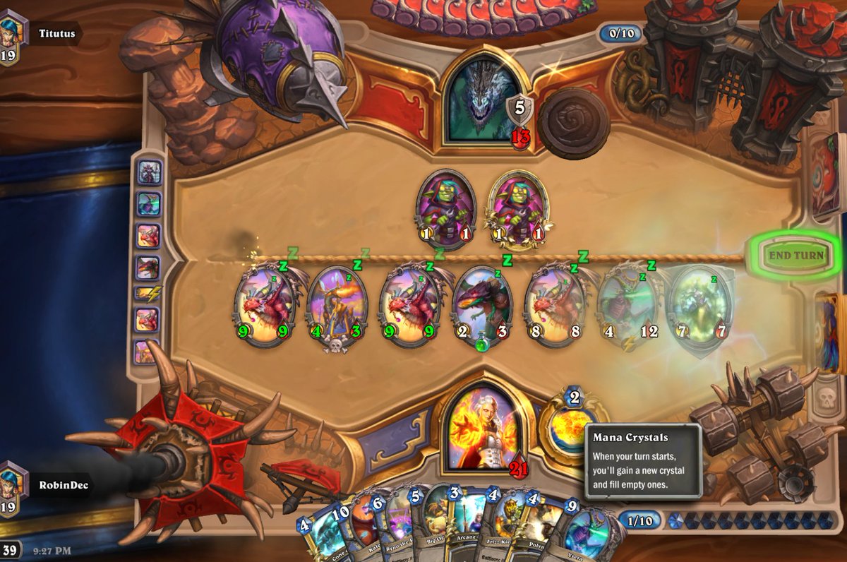 RobinDec_HS's tweet image. Dragonqueen Alexstraza is pretty balanced :)