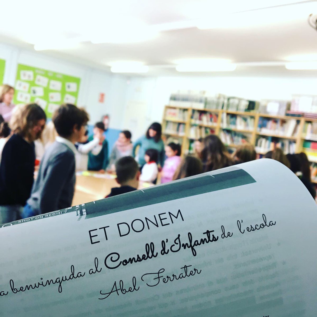 eAbelFerrater's tweet photo. Avui a l’escola hem fet el 1r Consell d’Infants. L’objectiu és donar veu a l’alumnat i que tinguin un espai on fer propostes, prendre decisions i donar l’opinió sobre diversos temes de l’escola. #escolaabelferrater #conselldinfants #novesexperiencies @educaciocat https://t.co/ZzkH64xbfw