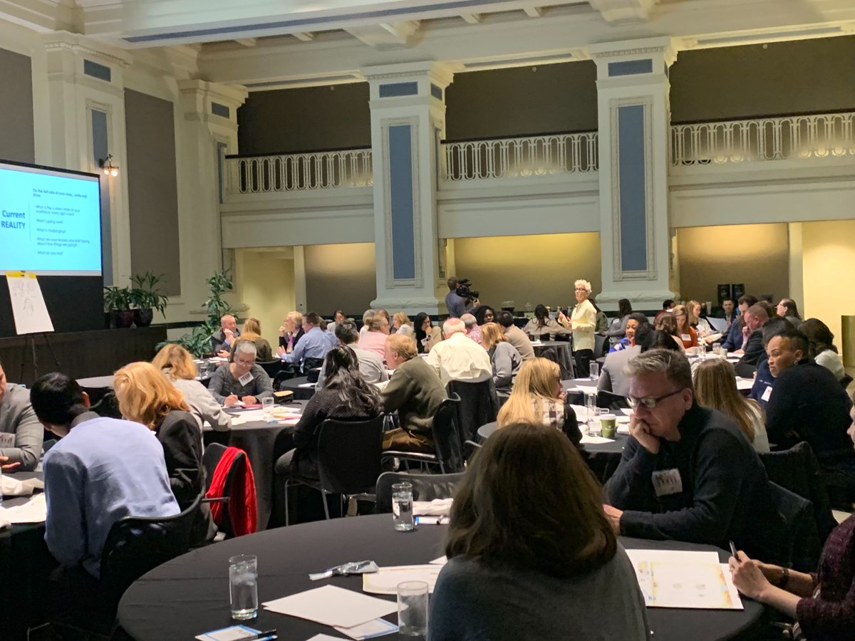 DeBruceFound's tweet photo. How would you draw your future? Today @ Draw Your Future Force, 70 employers from around the #KC Metro have joined together to discuss our current #workforce reality and draw their future. #agilty #drawyourfuture https://t.co/u7kGdGXk2Z