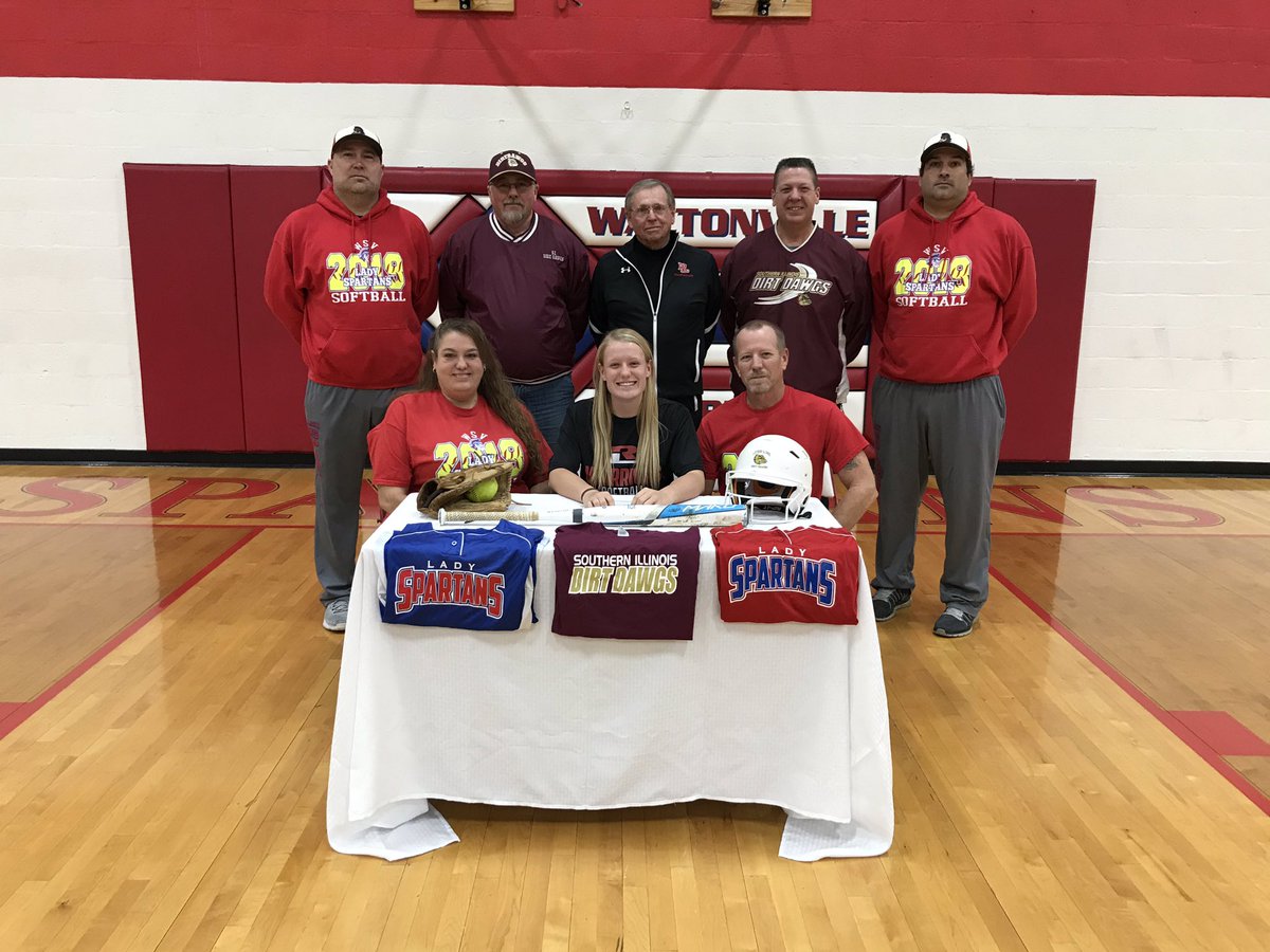 Congratulations to Mikayla Robbers for signing to continue her softball career at Rend Lake College! Warriors softball is getting a great player and an even better person! Waltonville is proud of you Mack! Go Spartans!