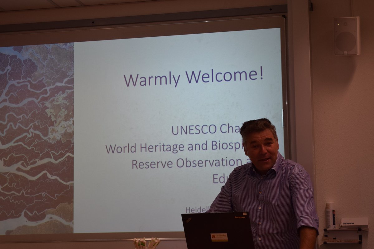UnescoConeect's tweet photo. George Zaimes met and discussed potential collaborations with Alexander Siegmund (The Chair Holderder) &amp; Tobias Matusch (Executive Director) of the UNESCO Chair on World Heritage and Biosphere Reserve Observation and Education that is located at Heidelberg University of Education https://t.co/xRxWrXbuni