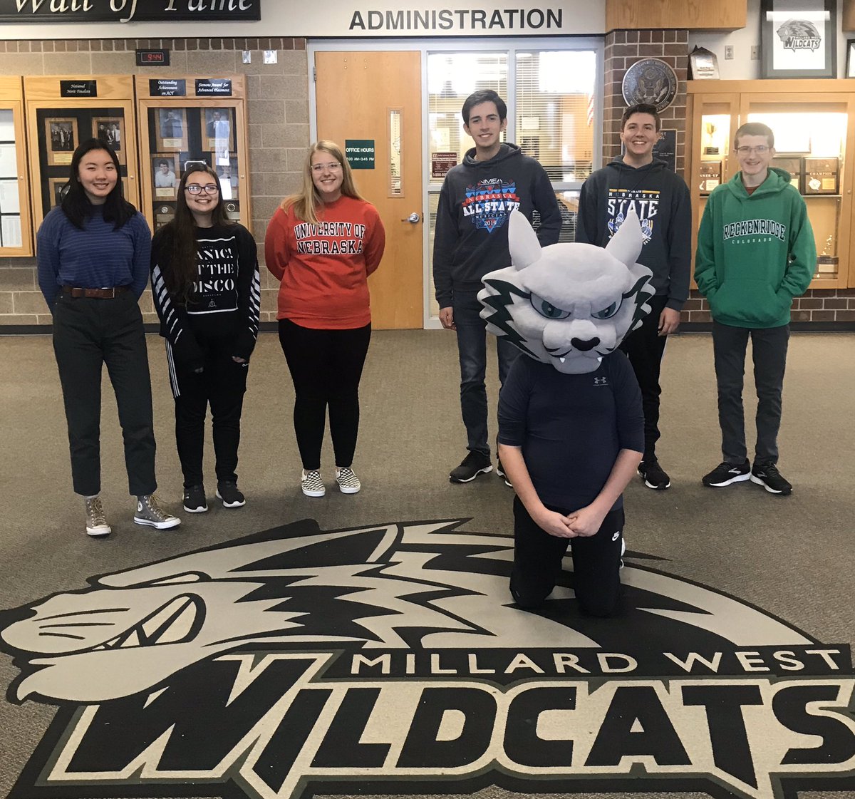 Congratulations to the Millard West All-State Band Musicians. You are the Principals of the Day! 🎺🎷🥁🎼🎖 <a href="/MWHSactivities/">Millard West Activities</a> <a href="/MWHSCatalyst/">MWHSCatalyst</a> <a href="/MWHSWildcats/">Millard West HS</a> <a href="/jsutfin/">@jsutfin</a> <a href="/mwwildcatband/">Millard West Bands</a>