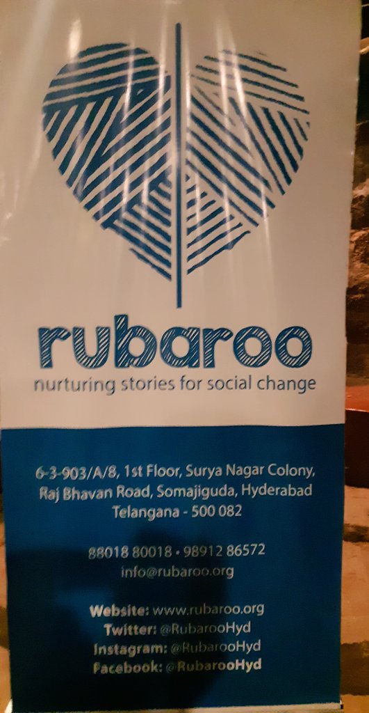 HiHyderabad's tweet photo. Unexpectedly landed at @Lamakaan and a super evening was in action from @RubarooHyd @UKinHyderabad. 

#RubarooWithGender #Dramatist #16DaysofActivism2019 https://t.co/1miaCrMhAe