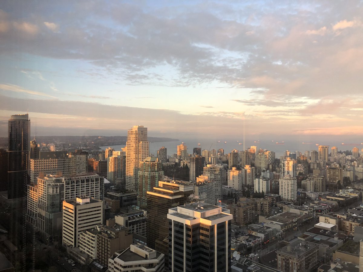 Nice morning in downtown Vancouver