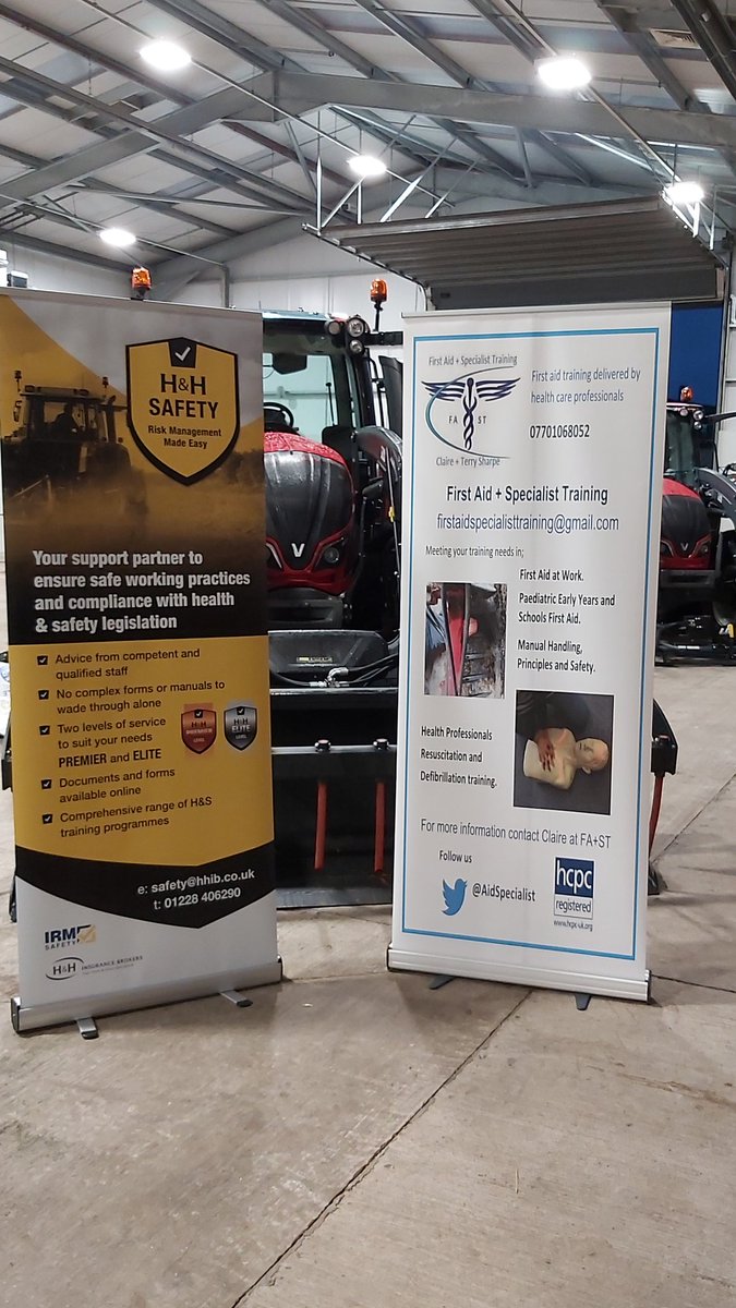 AidSpecialist's tweet photo. Getting the big machinery in ready for our Farm Focused First Aid with H&amp;H in Carlisle tomorrow https://t.co/IRqrbOkVUf