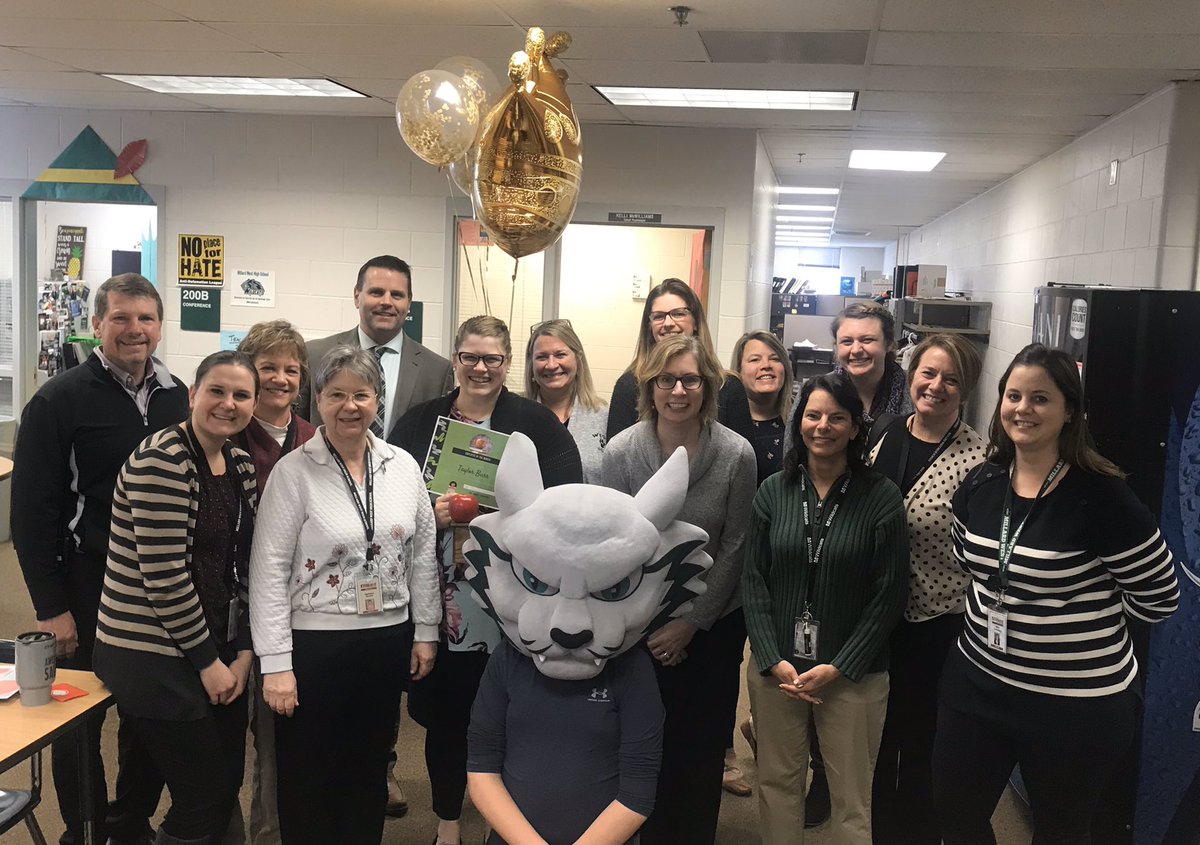 Congratulations to Mrs. Burr, Millard West Special Education Department Head, for being recognized by her peers as Millard West Employee of the Month. She’s pretty awesome! <a href="/MWHSCatalyst/">MWHSCatalyst</a> <a href="/thoulton/">Terry Houlton</a> <a href="/MWHSWildcats/">Millard West HS</a> <a href="/MWHSactivities/">Millard West Activities</a>