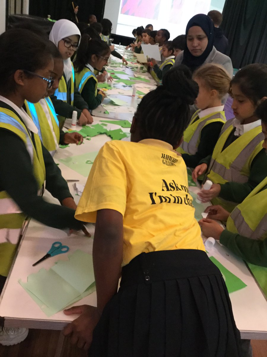 SunnyhillSW16's tweet photo. What a fun and exciting day! Thank you for the opportunity @southbankcentre @haywardgallery. From the #Sunnyhill #takeoverteam We enjoyed working with so many different schools and we are going to miss it now it's over. #skillsforlife #lambeth https://t.co/YQUxBmEjsI