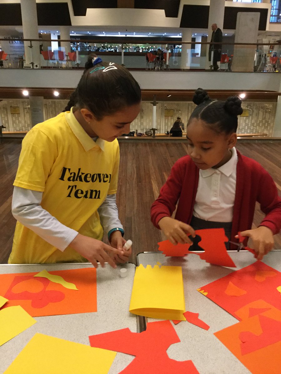 SunnyhillSW16's tweet photo. What a fun and exciting day! Thank you for the opportunity @southbankcentre @haywardgallery. From the #Sunnyhill #takeoverteam We enjoyed working with so many different schools and we are going to miss it now it's over. #skillsforlife #lambeth https://t.co/YQUxBmEjsI