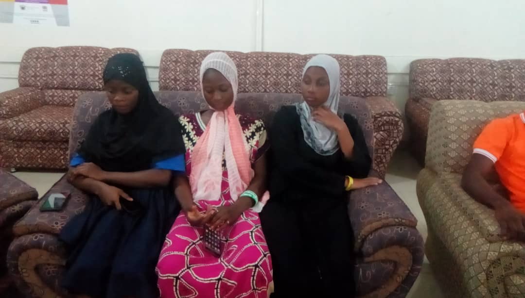 OfNja's tweet photo. Orphanage Foundation. 
 Jahan Branch also commemorating #Jahan Orange the World with their patron, who doubles as the vice Principal of NJA College Alhaj Saeed Salli
#Stop Sexual Harassment
#Stop Gender Violence
#Orange is the Colour https://t.co/GDbhiSHUOr