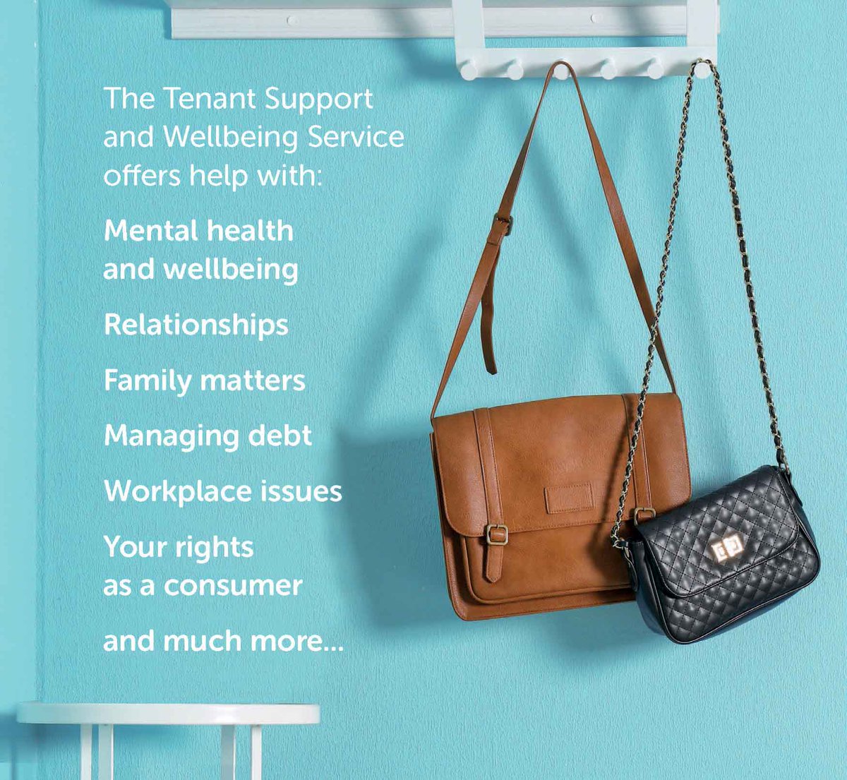 From 16 Dec Greenoak tenants will be able to access our new Tenant Support &amp; Wellbeing Service - a free, independent service which gives 24/7 access to confidential telephone counselling, advice and support! Contact our Housing team for a leaflet!