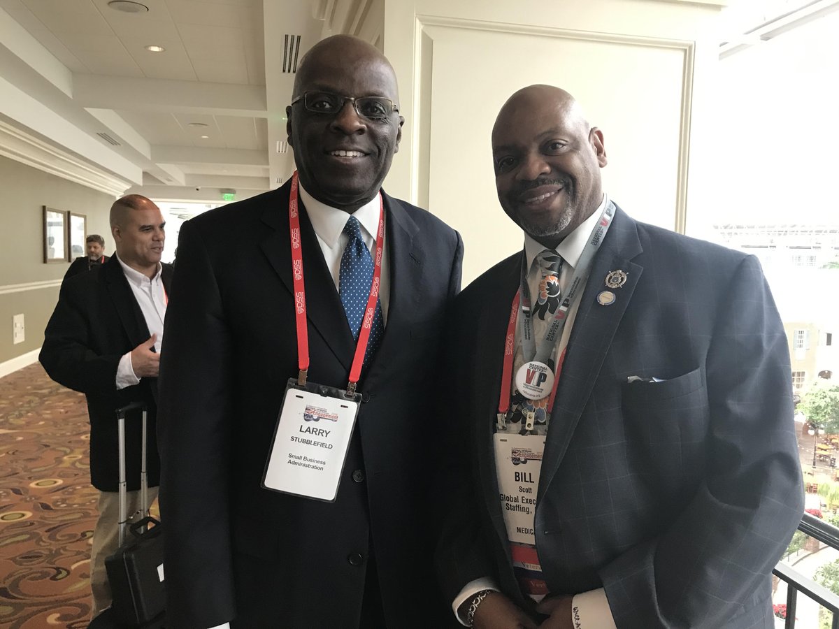 winningvets's tweet photo. Great to run into @SBAgov Larry Stubblefield and VIP grad Bill Scott of Global Executive Staffing at @vetbizconf ! SBA provided great resources for small businesses in this am's session.
#NVSBE2019 #whereintheNVSBEisVIP #NetworkConnectGrow https://t.co/0SSNWdhjmx
