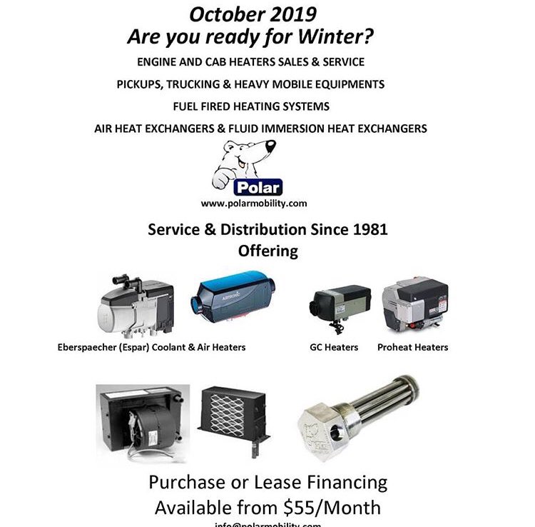 MobilityPolar's tweet photo. Winter Is Here! Are You Ready? #polar #polarmobility #trucking #heaters #heatingandcooling #proheat #heavymobileequipments https://t.co/RbMAxYoqkg