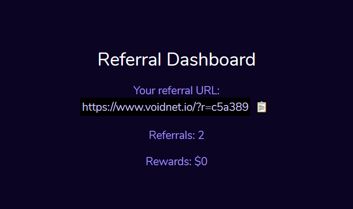 Voidnet_io's tweet photo. https://t.co/lOr13dmKH4 #Voidnet now has a #referral system!

#Earn 10% of every payment your referred friends make on https://t.co/lOr13dmKH4!

Visit your Dashboard to share your referral code to friends and affiliates to save up for #free servers.

#VPS #VDS #Servers #PIVX #PIV https://t.co/ZFZF6fWgYm