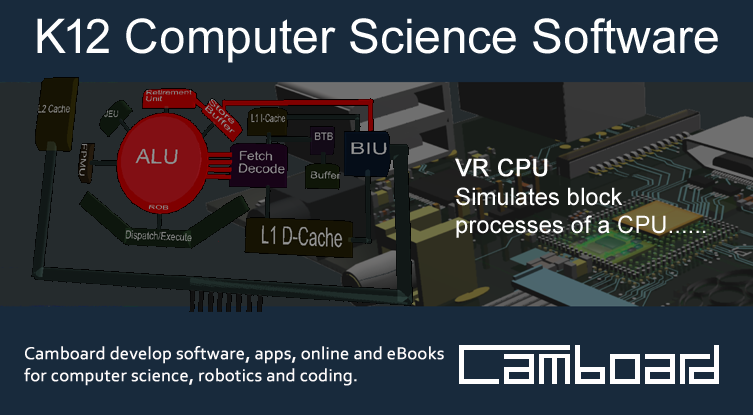 camboard_tech's tweet photo. VR CPU is a new program that simulates the operation of a Pentium processor. 
Useful for computer science curriculums.
#edtech
#camboardtech
#computerscience #computing
#k12cs
#k12computerscience 
#csedweek
#gcsecomputerscience #gcsecomputing  #ocrcomputerscience #ocrcomputing https://t.co/GC8ect5Rdv