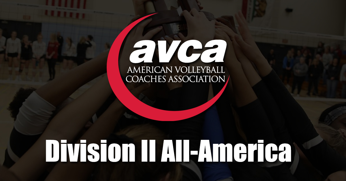 AVCAVolleyball's tweet photo. BREAKING: The #AVCA Division II All-Americans have been released! https://t.co/jB4Dcg1Y58 https://t.co/KlpGAetDde
