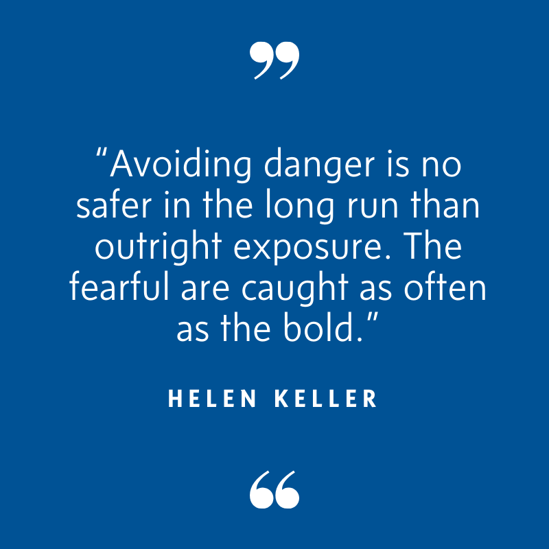 IOCDF's tweet photo. Today's #StrengthOverFear is brought to you by Helen Keller. What's inspiring you to #FaceYourFear today? https://t.co/GW9mHZC52w