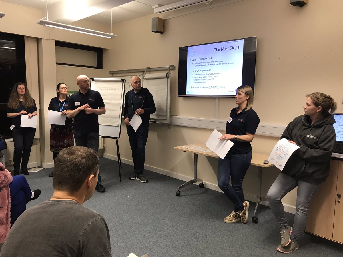 que_s3rah's tweet photo. Productive day of learning and team building on @TaRTS_course. Major kudos to the faculty and candidates for engaging and staying enthusiastic. #trauma #simulation #humanfactors https://t.co/T7YMNDHLOm