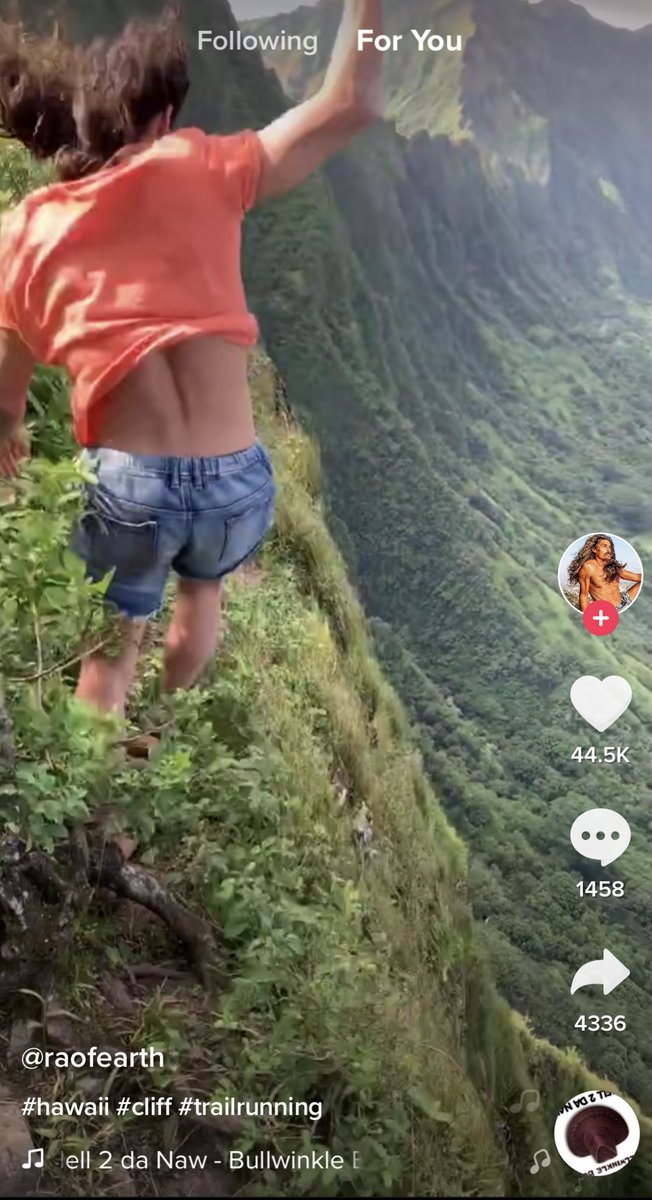 There are stunts I’ve seen on TikTok that are pretty dangerous. This is a mild one.An online crowd will clap for things that people around you would not applaud.The remote crowd doesn’t have skin in the game, doesn’t have to clean up the mess. https://vm.tiktok.com/xuoKky/ 