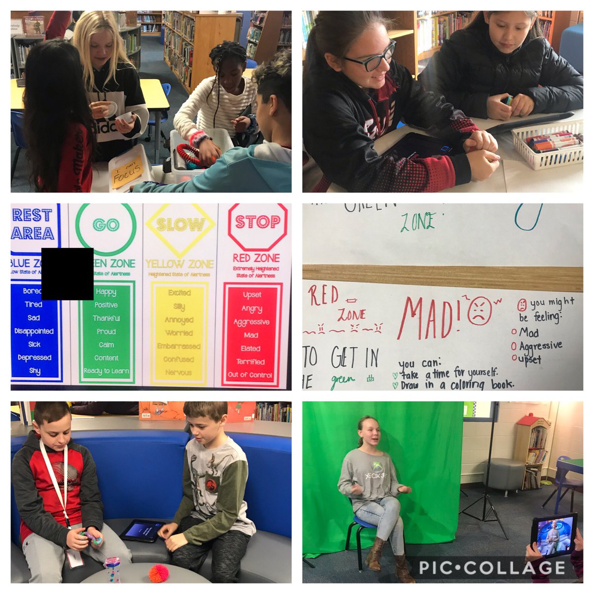 We are all in our feels this morning! Fifth grade did an amazing job creating their Zones of Regulation projects.  Hoping our younger students enjoy learning how to handle their emotions by watching our big kids’ presentations!  <a href="/LWNKCSD/">Linden West NKC</a>  <a href="/BrianMercerNKC/">Brian Mercer</a>  <a href="/MrAlders18/">Cody Alders</a>