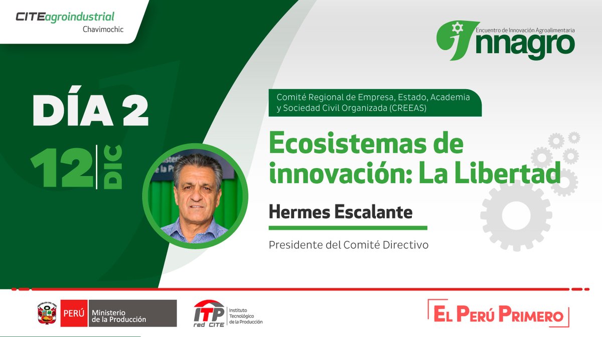 CITEChavi's tweet photo. 🔴#CREEAS nos acompañará en #Innagro2019 para hablar sobre ecosistemas de #innovación en La Libertad.💡⚙🌱
¿Te vas a perder su ponencia?😉
👉Revisa el programa completo e inscríbete aquí➡https://t.co/7NWhOKse9s
Consultas aquí➡https://t.co/dzDNWwW8Pd https://t.co/PK6FMyRVNv
