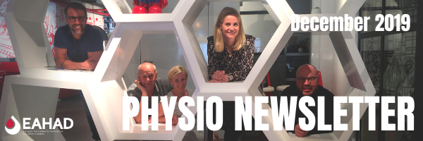 EAHADnews's tweet photo. The December 2019 issue of our #Physiotherapists #Newsletter is out now! Browse through it for a breakdown of the #EAHAD2020 #PreCongressDay Physio sessions, reports from three different #Physiotherapy related events this year, and more➡️https://t.co/63yeyAHAKY https://t.co/ABCUaDp0HN