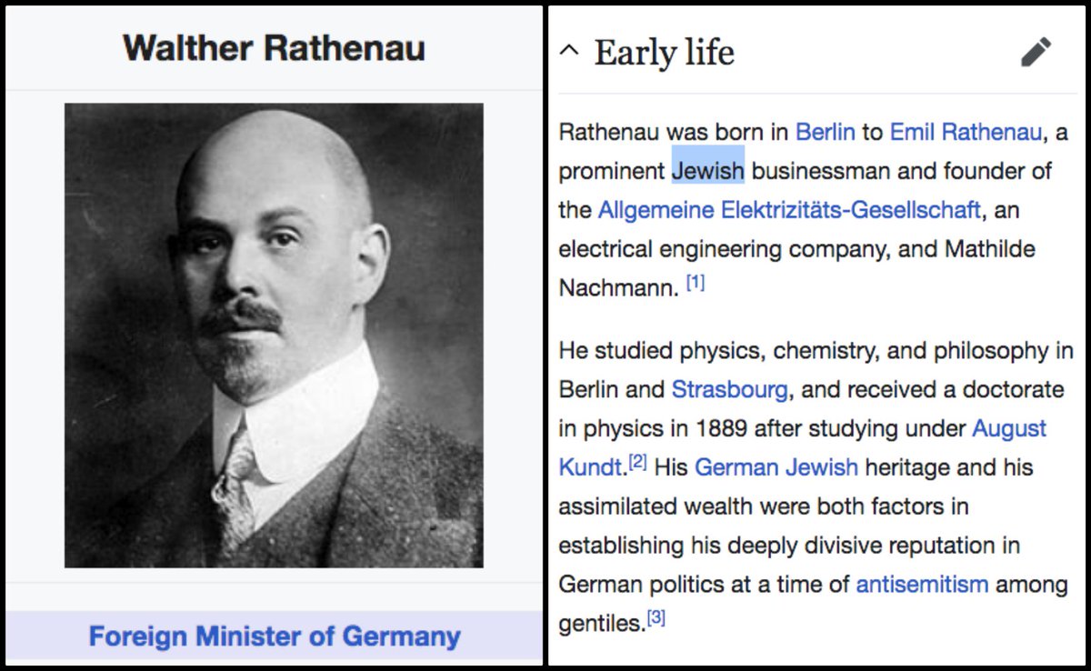 For nearly a decade, this government was overwhelmingly run by Left, Liberal, non-German influences.Walther Rathenau (Foreign Minister)Rudolf Hilferding (Finance Minister)Bernhard Isidor Weiss (Police Chief)Eduard Bernstein (main member of Social Democrats)