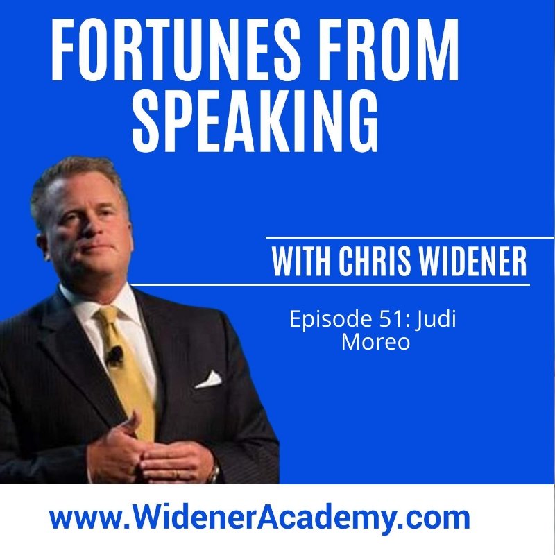 ChrisWidener's tweet photo. Check out my latest episode of my podcast, Fortunes from Speaking, with my great guest, Judi Moreo! Listen here: 
https://t.co/jAKH3lG6Qw
#speakerlife #keynotespeaker #toastmastersinternational #influence19 #nsa19 #nationalspeakersassociation https://t.co/qcloYrjuaz