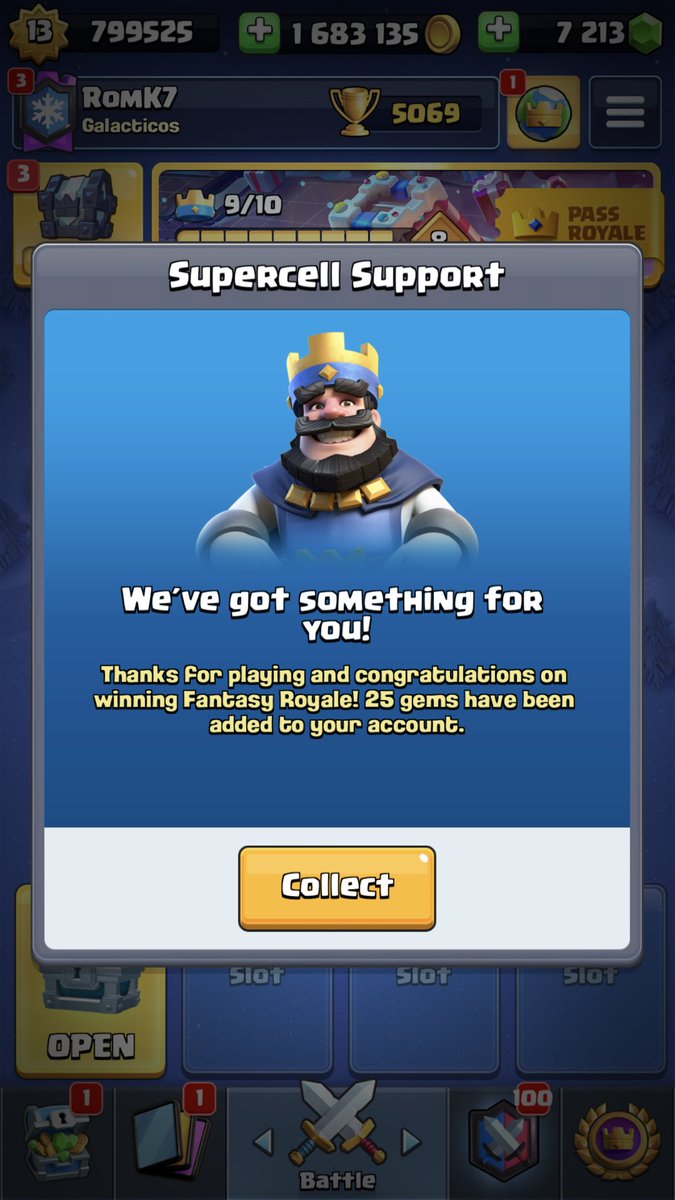 RomK7_'s tweet photo. Yessss still got it @ClashRoyale https://t.co/yjUJNQl9xv