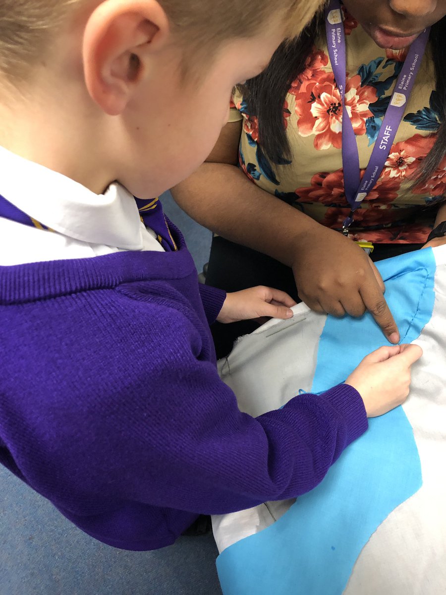 TurquoiseEPS's tweet photo. We’ve had the sewing needles out again as we work towards our final outcome! We have made lots of progress and can’t wait to share the different type of stitches we have been learning. @PrimaryElaine #textiles #art #thepatchworkpath #sewing https://t.co/zXWkZVgp9I