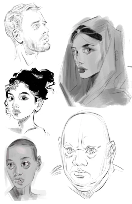 #meds50heads  All done in procreate! Starting to get used to drawing on iPad 