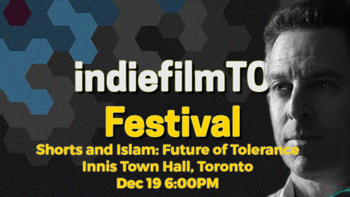 The 2019 indiefilmTO is happening this Dec 19th at the beautiful <a href="/innistownhall/">Innis Town Hall</a> ! Many shorts, and then the CANADIAN PREMIERE of feature film with @SamHarrisOrg  <a href="/MaajidNawaz/">أبو عمّار</a> <a href="/islammovie/">Islam & The Future of Tolerance</a> Get your tickets here eventbrite.ca/e/indiefilmto-… #festival #torontofestival #filmfestival #indie
