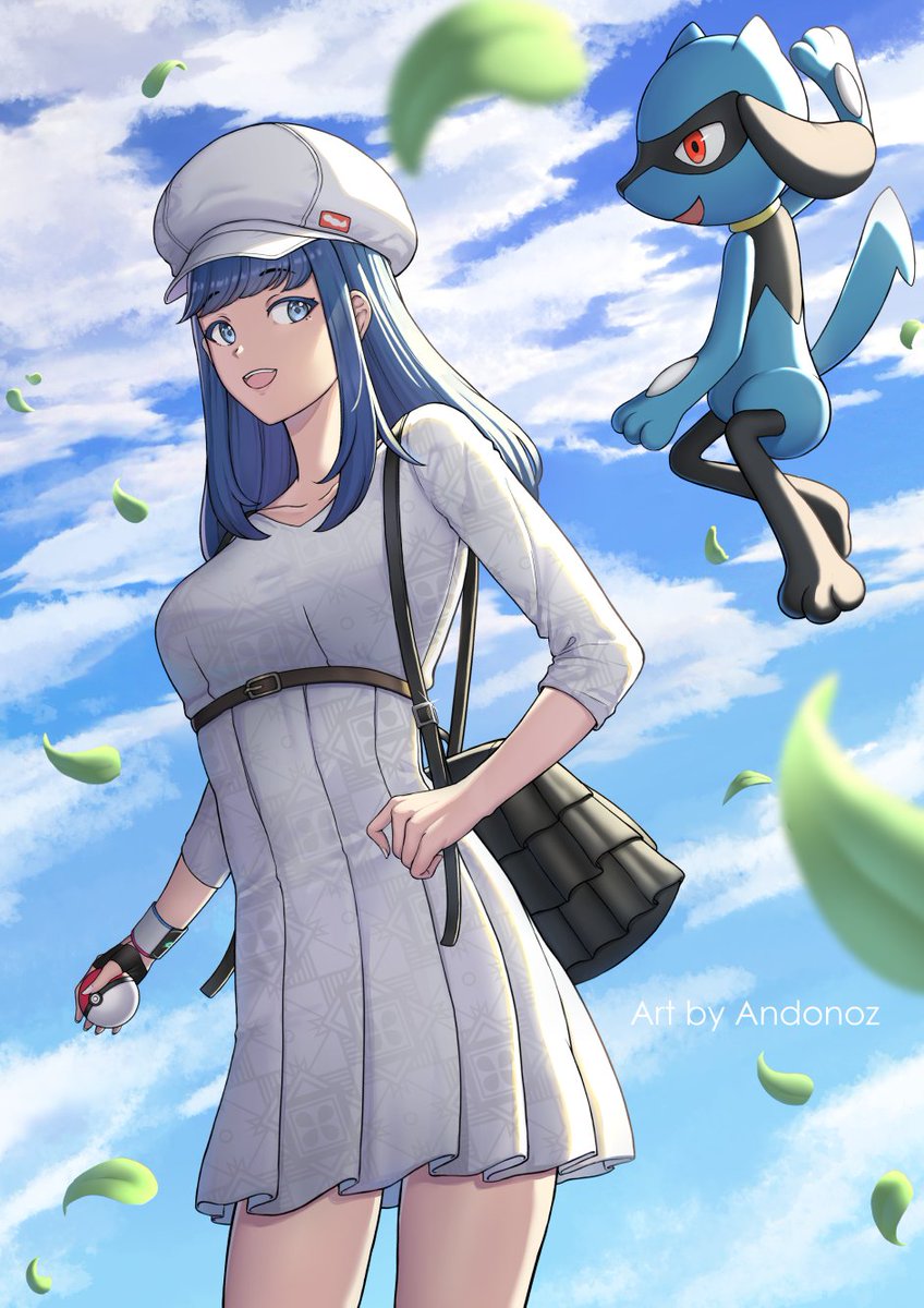Pokemon Riolu Girl Rosa Riolu Girl Pokemon