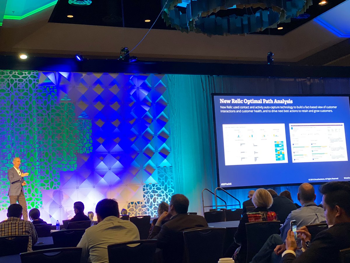 Great opening keynote from @Cunning_Kerry and @JStevenSilver , including <a href="/newrelic/">New Relic</a> ‘s use of <a href="/ppl_ai/">People.ai</a> for buyer path analysis 🔥 #SDTechX