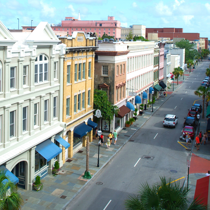 Get all of your holiday shopping done amongst the unique shops on King Street. #ExploreCharleston