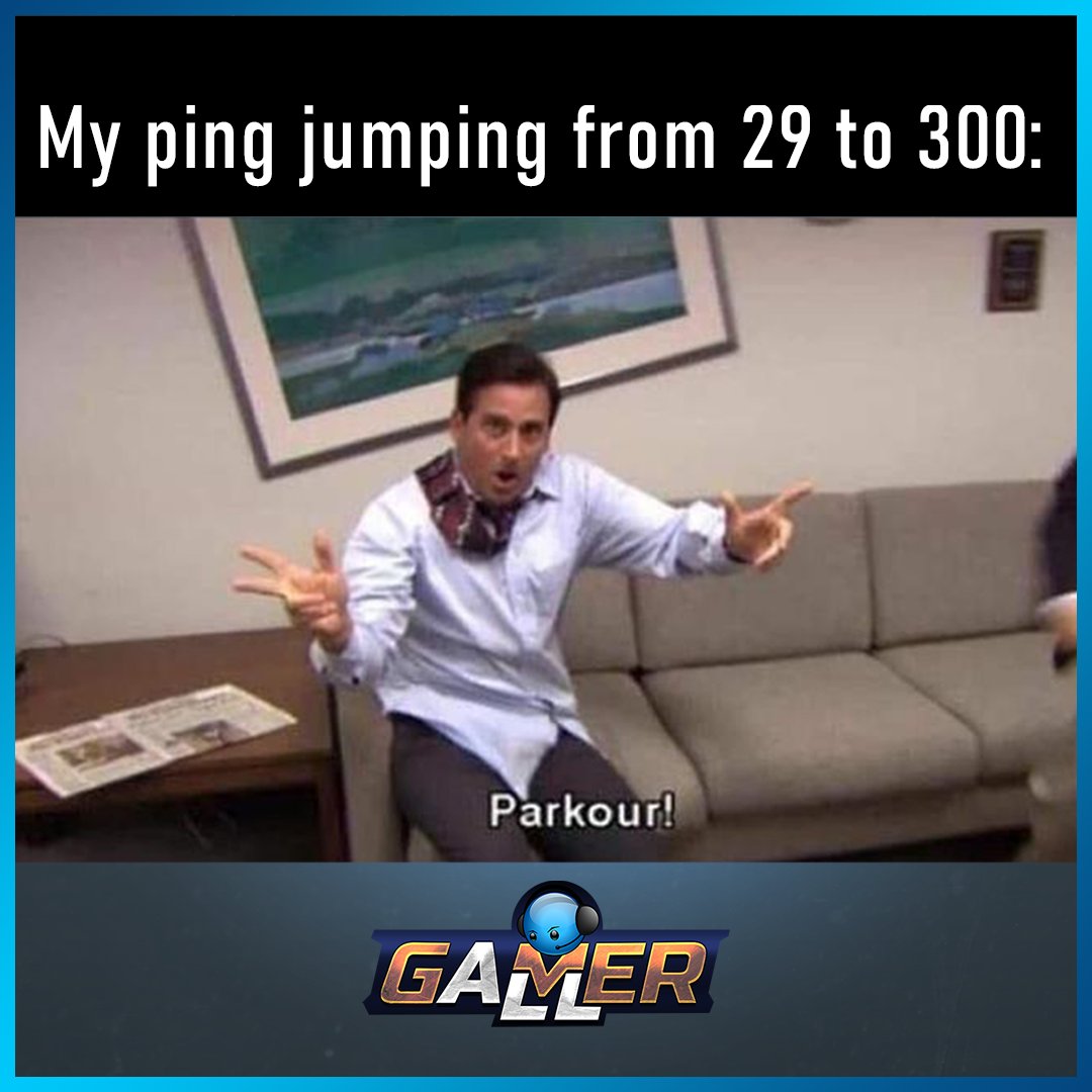 GamerAllcom's tweet image. Have you experienced #HighPing?🏃💨

#GamerAll #GameMemes