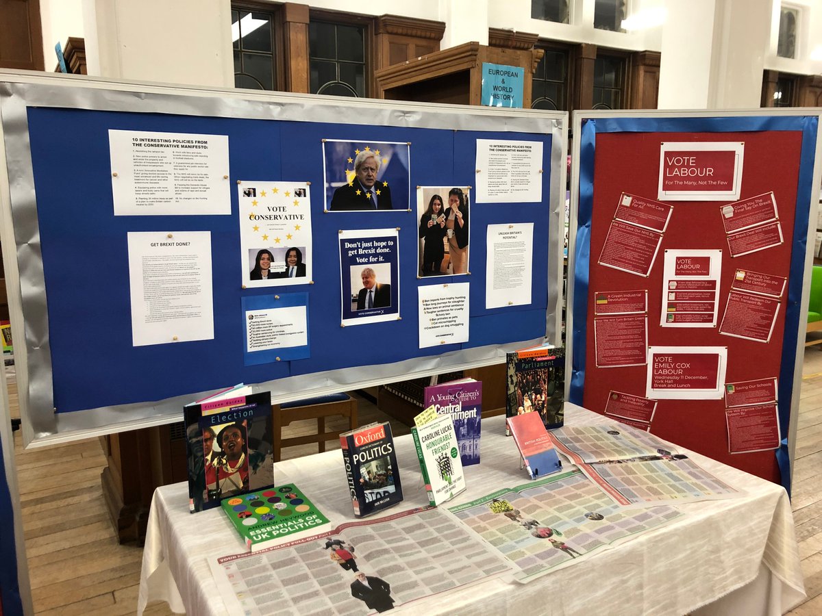 MSJ_HistPol's tweet photo. Our candidates have been working hard to rally support ahead of tomorrow's #mockelection Who will emerge victorious?! https://t.co/PsOF9zwn1b