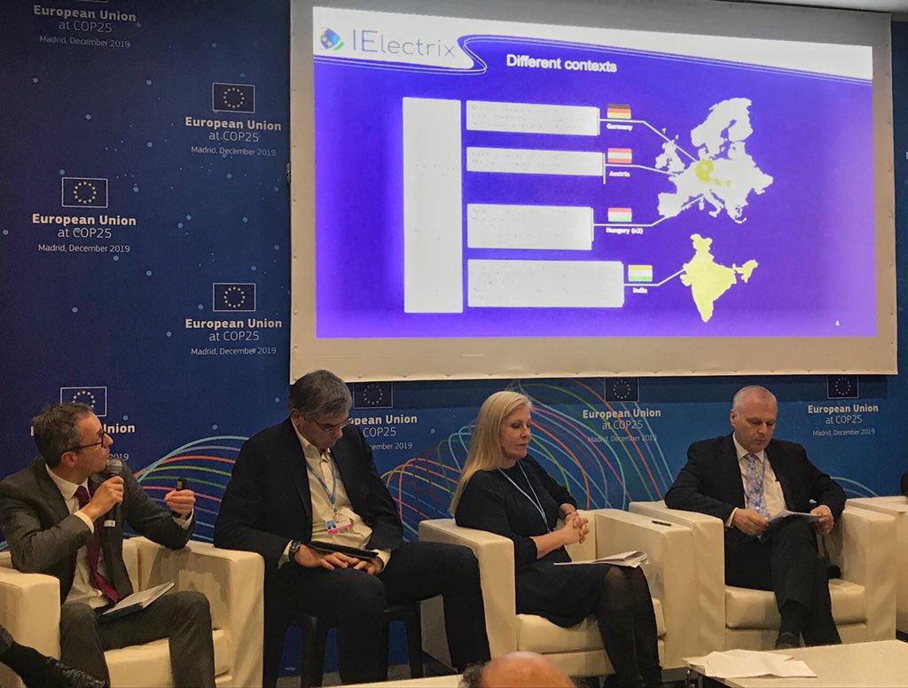 It was great to present @enedis projects during #EUEnergyDay and #EUeventsCOP25.
With @Ielectrix_H2020 we develop innovative solutions in 🇮🇳 and in 🇪🇺through #CitizensEnergyCommunities. @Energy4Europe