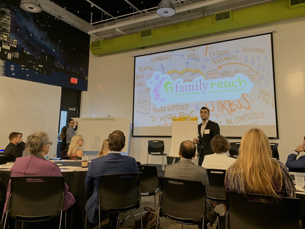 PowerProBono's tweet photo. When people living with cancer don’t have to worry about the financial burden of the disease, they do better. Happy to be at @familyreach’s #ImagineSession exploring how financial assistance and planning can help patients and caregiving. #ProBono4Cancer https://t.co/iamapHgDFU