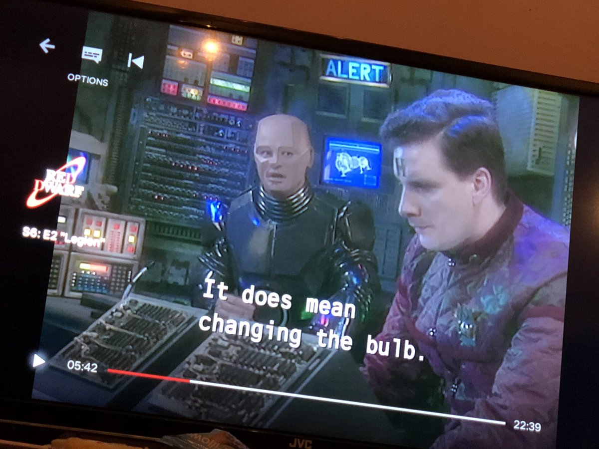 DeadPigeonSoc's tweet photo. I have just realised that the majority of my quotes are from this episode! π€£ #Dwarfer #Legion https://t.co/bK32pDsdrU
