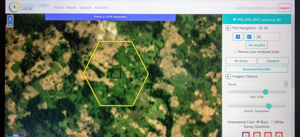 #FRA2020 #RemoteSensingSurvey Monitoring slash and burn agriculture and forest changes in Democratic Republic of Congo with  new access to @Planet imagery. @FAOAfrica @FAOForestry