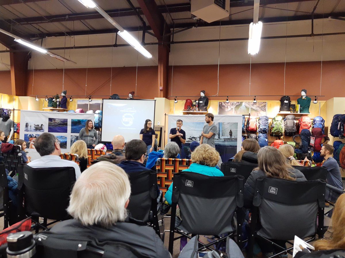 BenLecomteSwim's tweet photo. Many thanks to @icebreakernz, and @campersvillage for giving me and @dwlangdon82 the opportunity to share our story, talk about what it took to swim through the Great Pacific Garbage Patch and our need to #movetonatural
https://t.co/rzCTPsTu8c https://t.co/NBj7zEoXN7