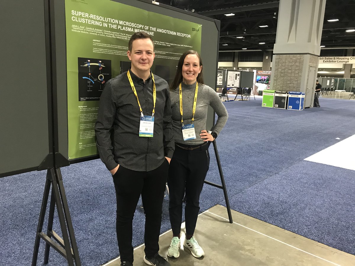 arnspanglab's tweet photo. So happy about the great feed back and many ideas: Martine Notabi @MNotabi, Camilla Andersen and Jakob Kure presented their amazing data funded by @VILLUMFONDEN at #ASCB2019 in Washington DC. Also thank you to @EMBO and Biokemisk Forening for travel fellowships @KbmSdu #SDU. https://t.co/sPBCaE3NAu