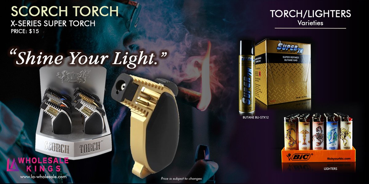 Scorch Torch X-Series Super Torch : zurl.co/ZELo 

“Shine Your Light.”
#smoking #smokeshop #wholesaler #smoke #lovesmoke #smoking #cannabis #electronic #smokeweedeveryday #cannabis